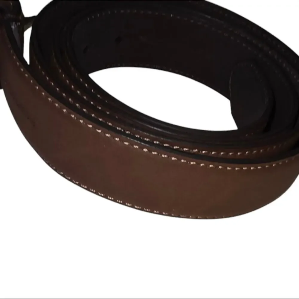 Columbia Men's Brown Leather Size 48‎ Belt